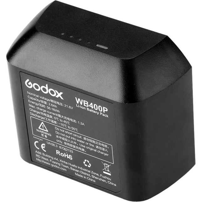 Godox Batería Li-Ion para Cabezal Flash AD400Pro 380 Pulsos 2 Horas carga