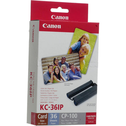 Canon KC-36IP Set de Tinta y Papel Color 2.1 x 3.4 pulgadas 36 hojas