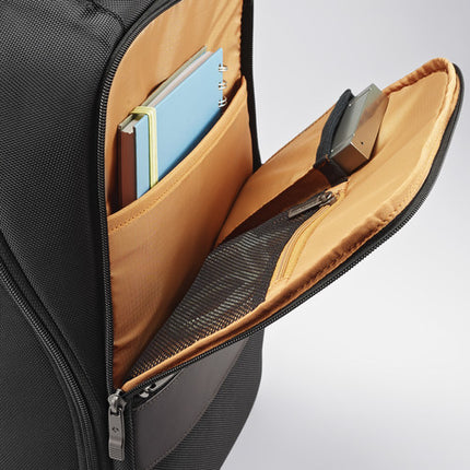 Samsonite Kombi Mochila Pequeña Negros Marrones para Laptop 14" con Bolsillos Acolchados