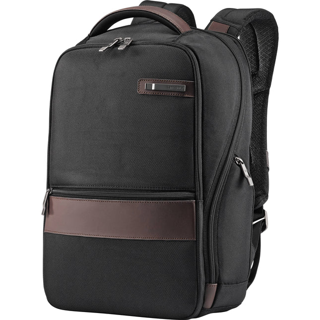 Samsonite Kombi Mochila Pequeña Negros Marrones para Laptop 14" con Bolsillos Acolchados