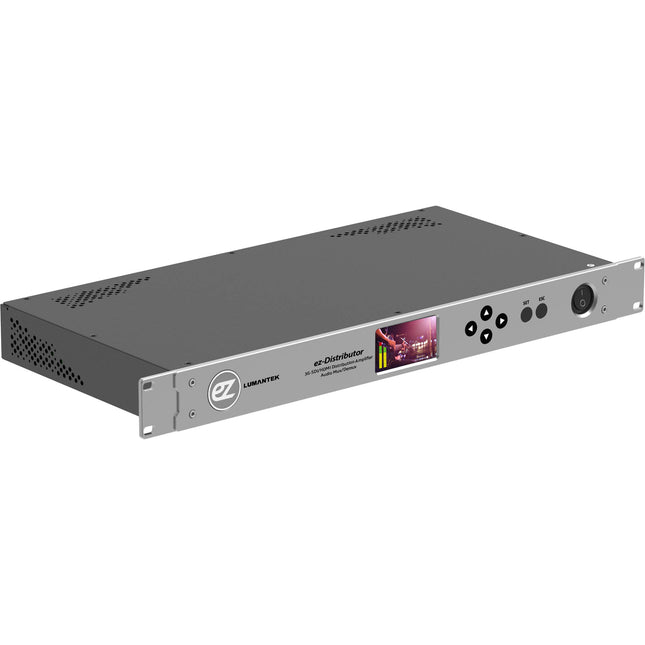 Lumantek ez-Distributor Amplificador de Distribución con pantalla LCD 2.7" y puertos SDI HDMI 1 RU