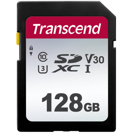 Transcend 128GB 300S Tarjeta de Memoria SDXC UHS-I 100 MB/s Clase 10