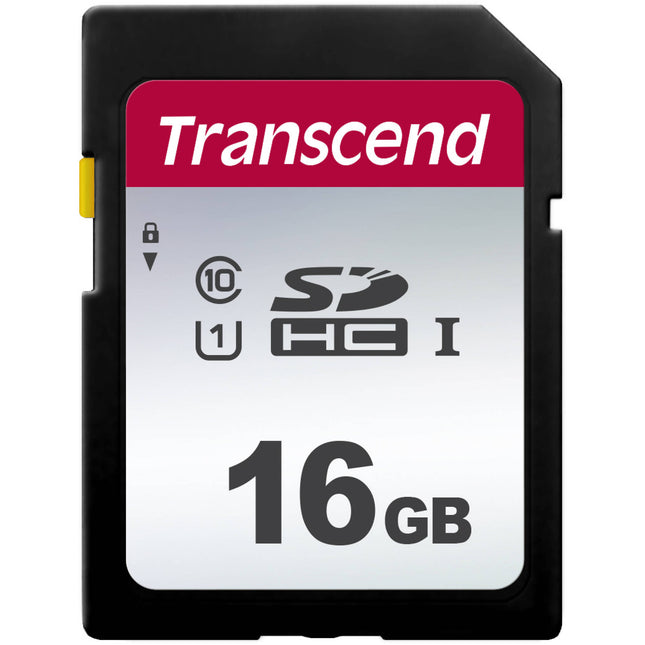 Transcend 16GB 300S UHS-I Tarjeta de Memoria SDHC Clase 10 95 MB/s
