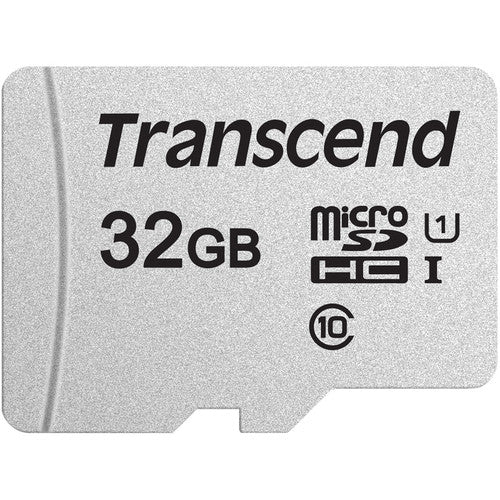Transcend 32GB 300S UHS-I microSDHC Tarjeta de Memoria Clase 10 100MB/s con Adaptador SD