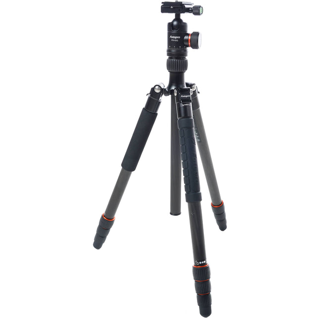 Fotopro X-GO Plus Kit Trípode Fibra de Carbono con Cabezal Bola FPH-52Q 51.5" y 17.6 lb capacidad