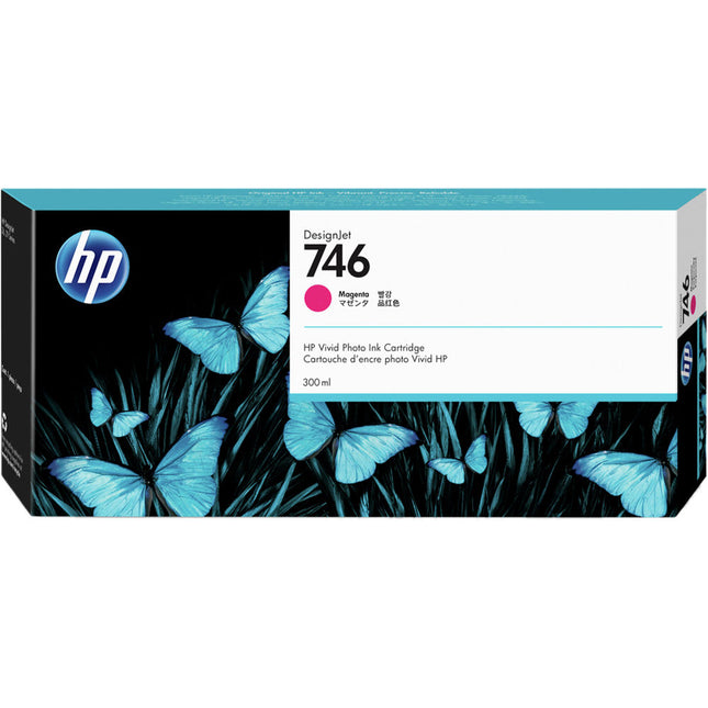 HP 746 Cartucho de Tinta Magenta para Designjet 300mL Z6 Z9+