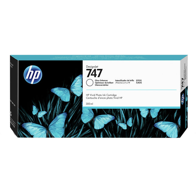 HP 747 Tinta Gloss Enhancer 300mL para DesignJet Z9+ 24 44 Pulgadas