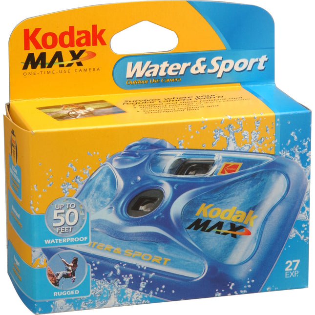 Cámara desechable Kodak Water & Sport uso único resistente al agua