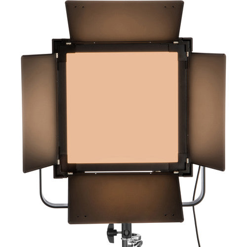 Genaray Square Sun 1x1 Panel LED Bi-Color 2937 Lux CRI 96 con Barndoors