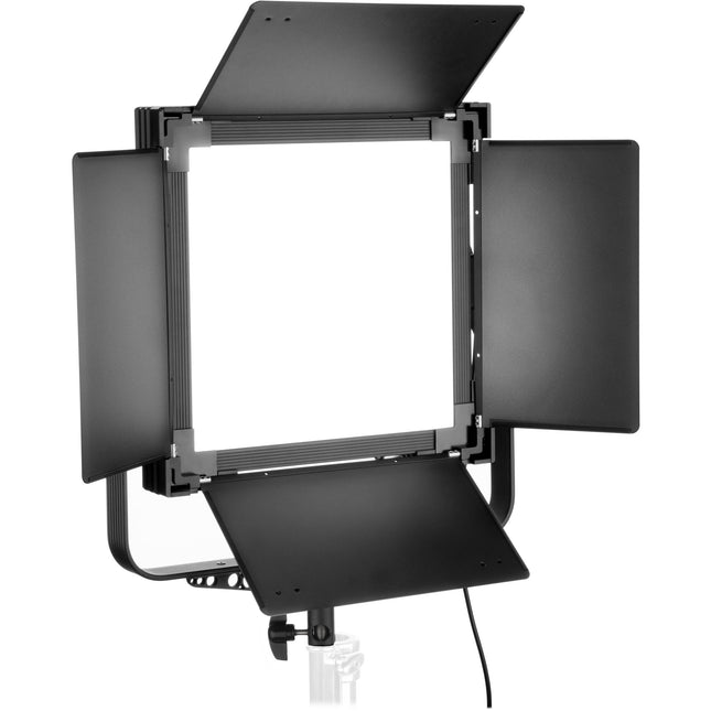 Genaray Square Sun 1x1 Panel LED Bi-Color 2937 Lux CRI 96 con Barndoors