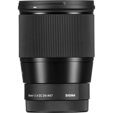 Sigma 16mm f/1.4 DC DN Objetivo Sony E APS-C apertura f/1.4