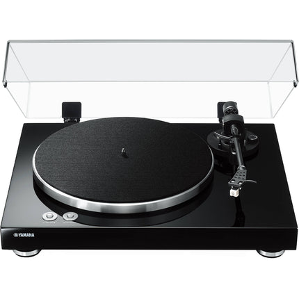 Yamaha TT-S303 Tocadiscos Estéreo Piano Negro Preamp Integrado 33 1/3 45 rpm