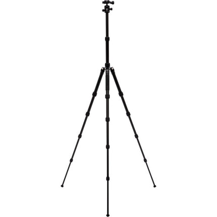 Benro Tripster Travel Tripod 1 Series Trípode de Aluminio Negro 59.3" Máx Carga 18 lb Con Cabeza Esférica y Maletín