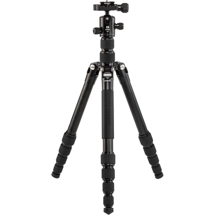 Benro Tripster Travel Tripod 1 Series Trípode de Aluminio Negro 59.3" Máx Carga 18 lb Con Cabeza Esférica y Maletín