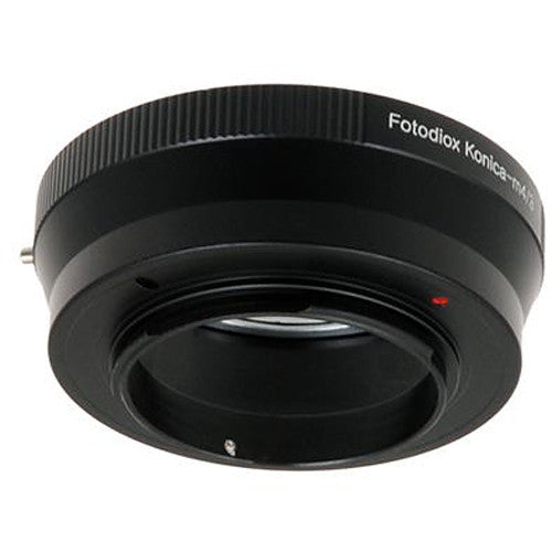 FotodioX Konica AR Adaptador de Lente para Cámaras Micro Cuatro Tercios Aluminio Anodizado