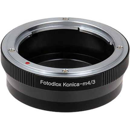 FotodioX Konica AR Adaptador de Lente para Cámaras Micro Cuatro Tercios Aluminio Anodizado