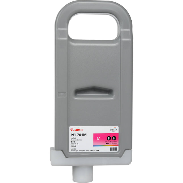 Canon LUCIA PFI-701M Tanque de Tinta Magenta 700 ml para impresoras imagePROGRAF