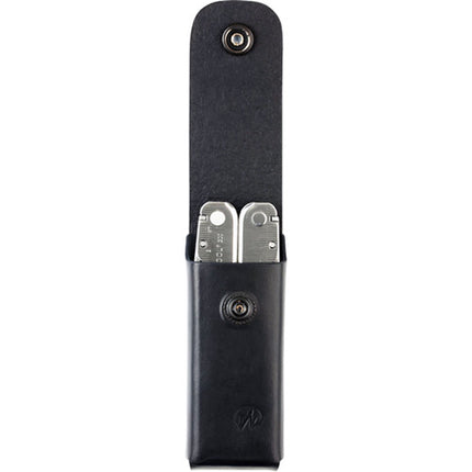 Leatherman Leather Box Funda de Cuero para Herramientas Select 4.5" con Cierre de Broche y Compatible con Cinturones de 2.5"
