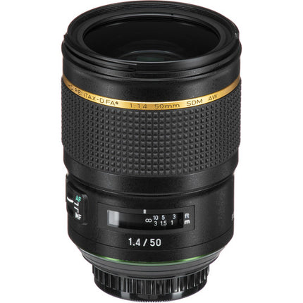 Pentax HD FA 50mm f1.4 SDM AW Lente K-Mount Full Frame Apertura f1.4-16