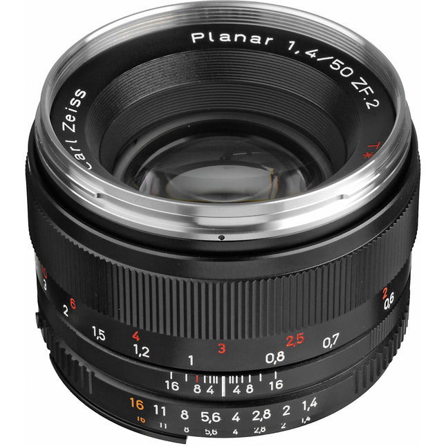 ZEISS Planar T* 50mm f1.4 ZF2 Lente Nikon F Montura F Apertura f1.4-16