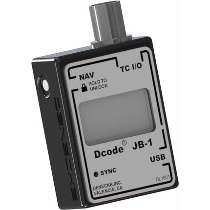Denecke JB-1 Syncbox Generador de código de tiempo batería 150 horas USB