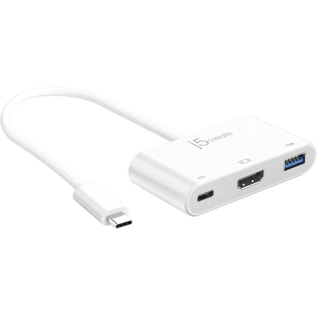 j5create USB 3.0 Type-C a HDMI con Power Delivery 4K 30Hz Plug and Play