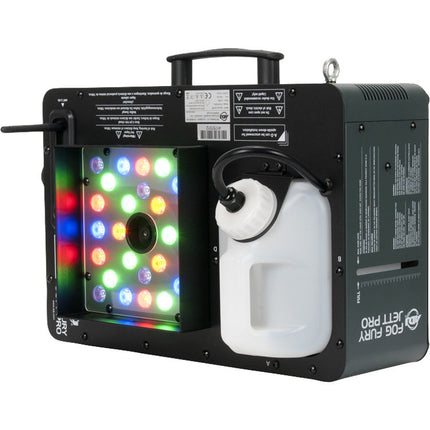 ADJ Fog Fury Jett Pro Máquina de Humo LED RGBA+UV 40 000 ft³/min con Control Remoto inalámbrico