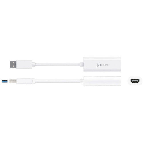 j5create Adaptador USB 3.0 a HDMI para Monitores 1080p y 2K