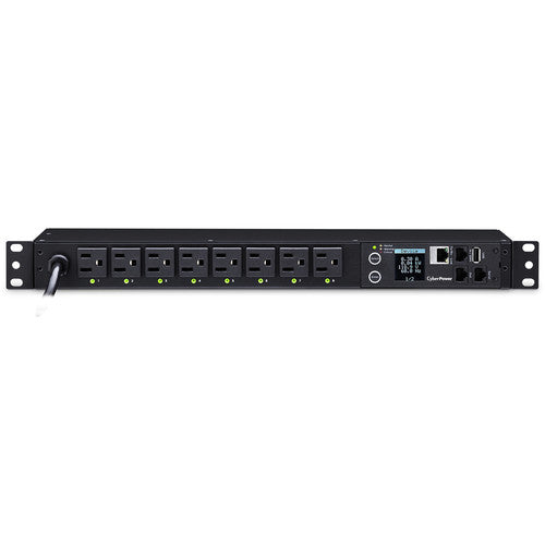 CyberPower PDU41001 Larguero Switched con 8 Tomas NEMA 5-15R 12ft