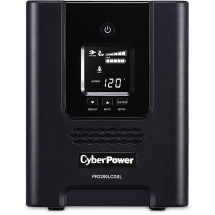 CyberPower PR2200LCDSL SAI con 2070 VA 1980W 7 Salidas batería y protección eléctrica