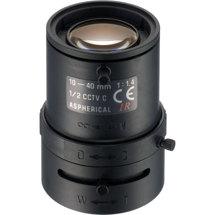 Tamron 12VM1040ASIR Lente Manual Infrarrojo 10-40mm F1.4 C-Mount 1/2"