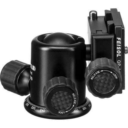 FEISOL CB-30D Cabeza Esférica Capacidad 8kg Altura 3.2 Pulgadas