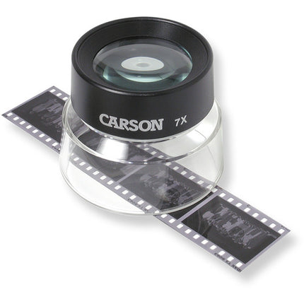 Carson LL-77 7x Lupa de pie con lentes dobles preenfocadas y base acrílica
