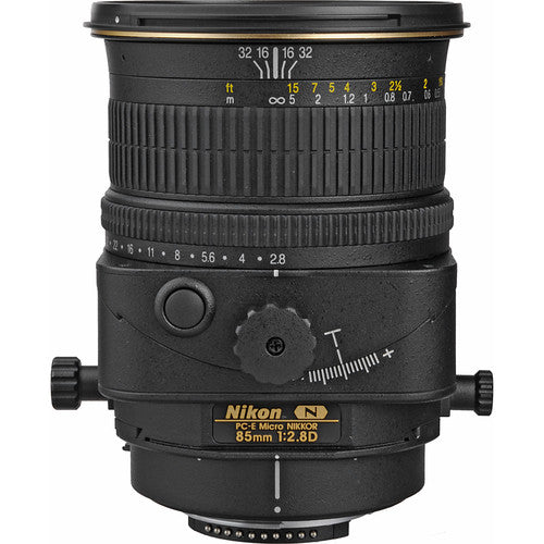 Nikon PC-E Micro-NIKKOR 85mm f/2.8D Objetivo Tilt-Shift con desplazamiento ±11.5mm y apertura f/2.8-32