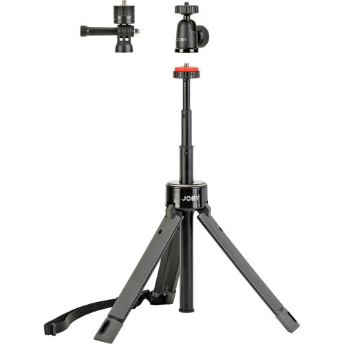 JOBY TelePod PRO Kit trípode ajustable 10 a 27 pulgadas soporte 3 garras