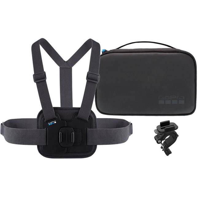 GoPro Sports Kit para cámaras HERO/MAX con montaje de pecho y manillar maletín compacto