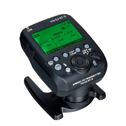 Yongnuo YN-E3-RT II Transmisor Inalámbrico Speedlite para Canon 15 Canales 5 Grupos Alcance 100m