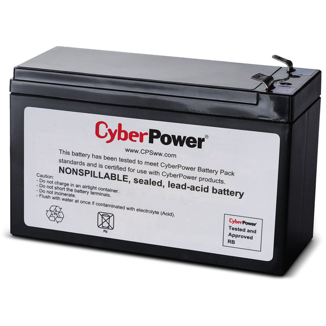 CyberPower RB1280 Cartucho Batería Repuesto UPS 12V 9Ah Sellada
