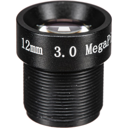 Marshall Electronics 12mm f1.8 M12 Lente 3MP para cámaras Marshall CV502 CV505 CV565
