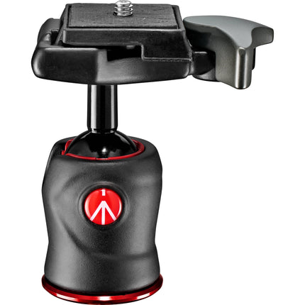 Manfrotto 490 Cabezal de Bola Central Capacidad 4 kg Altura 8.9 cm with Placa de Liberación Rápida 200LT-PL