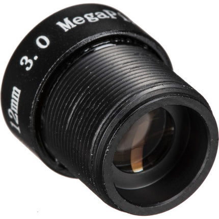 Marshall Electronics 12mm f1.8 M12 Lente 3MP para cámaras Marshall CV502 CV505 CV565