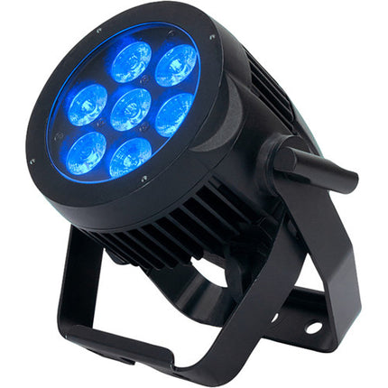 ADJ 7P HEX IP Luz LED Wash RGBAW+UV 7x12W IP65 30° Haz