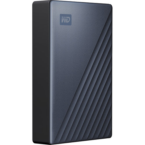 WD 4TB My Passport Ultra Disco Duro Externo USB 3.0 Tipo-C Azul con Adaptador