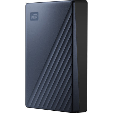 WD 4TB My Passport Ultra Disco Duro Externo USB 3.0 Tipo-C Azul con Adaptador