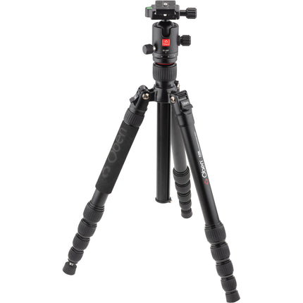 Oben AT-3586 Trípode de viaje de aluminio 62.5 pulgadas con cabeza de bola BZ-226T