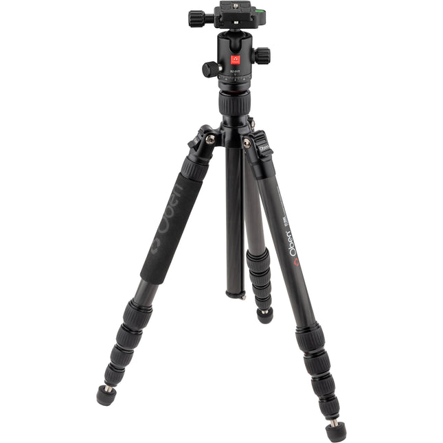 Oben CT-3565 Trípode de fibra de carbono 61.8" 20 lb BZ-217T Cabezal bola
