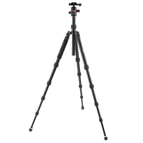 Oben AT-3565 Trípode de Viaje de Aluminio 61.8" 20 lb con Cabezal BZ-217T