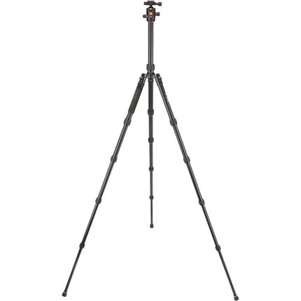Oben AT-3586 Trípode de viaje de aluminio 62.5 pulgadas con cabeza de bola BZ-226T