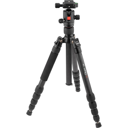 Oben CT-3586 Trípode de Viaje Fibra de Carbono 62.5" 27 lb con Cabezal BZ-226T