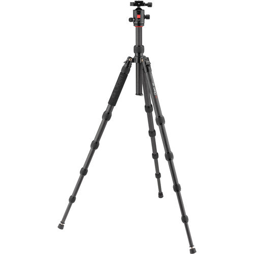Oben CT-3586 Trípode de Viaje Fibra de Carbono 62.5" 27 lb con Cabezal BZ-226T